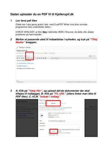 KIF PDF upload - Kjellerup IF