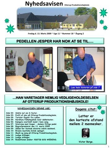 Nyhedsavisen Otterup Produktionshøjskole