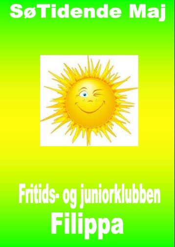 Klubblad maj 2013 - og juniorklubben Filippa