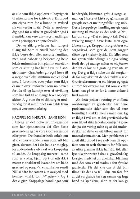 Nytt norsk kirkeblad nr 3-2011 - Det praktisk-teologiske seminar
