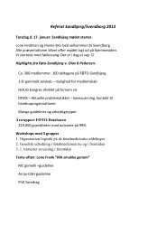 Referat Sandbjerg/Svendborg 2013 - Institut for Klinisk Medicin