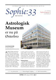 Sophie:33 - Astrologisk Museum