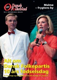 Alt om Dansk Folkepartis 10 års fødselsdag Alt om Dansk ...