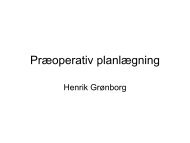 Preoperativ planlægning