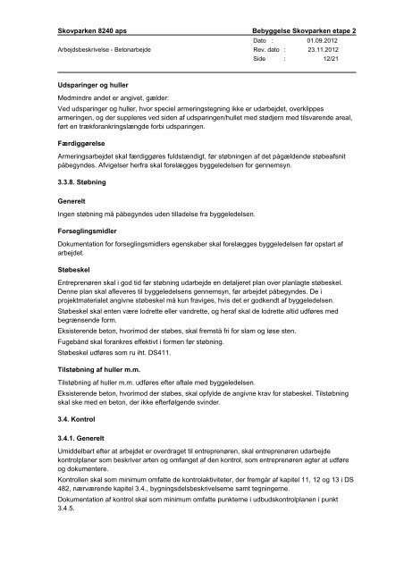 Arbejdsbeskrivelse - Betonarbejde 23.11.2012.pdf - Hosted Disk/FTP