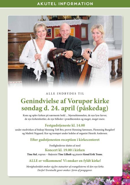 Kirkeblad 592 Februar - Juni 2011 - Hundborg kirke