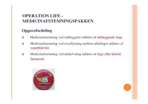 Farmaceutens integration i klinikken - Dansk Selskab for ...
