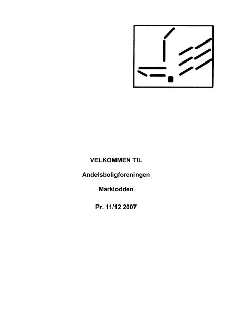 Velkomstmappe - Marklodden