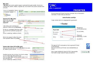 Mini IT-kørekort til FRONTER - VUC Fyn