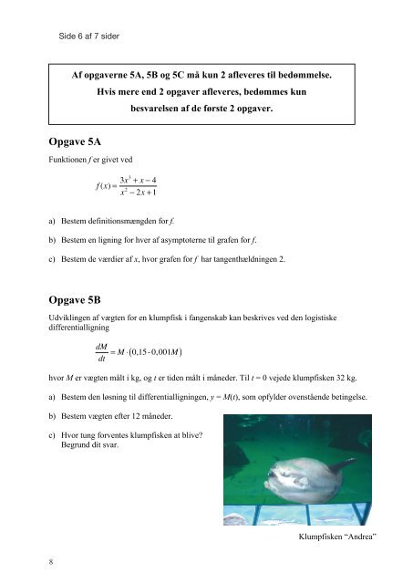 Matematik HTX maj 2011