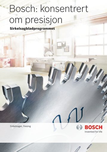 Bosch: konsentrert om presisjon