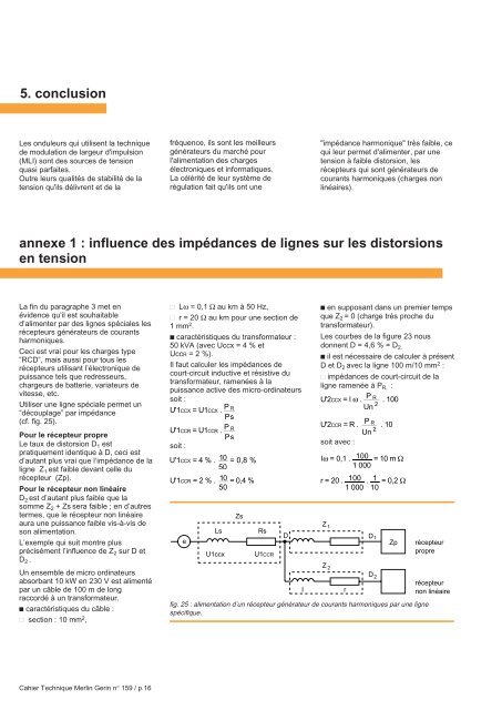 Onduleurs et harmoniques (cas des charges ... - Schneider Electric