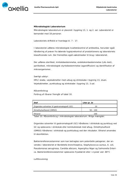 Notits Miljøgodkendelse samt tilhørende kommuneplantillæg og vvm ...