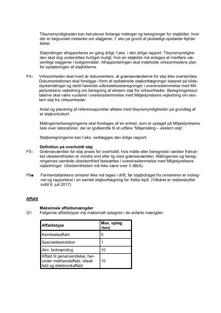 Notits Miljøgodkendelse samt tilhørende kommuneplantillæg og vvm ...