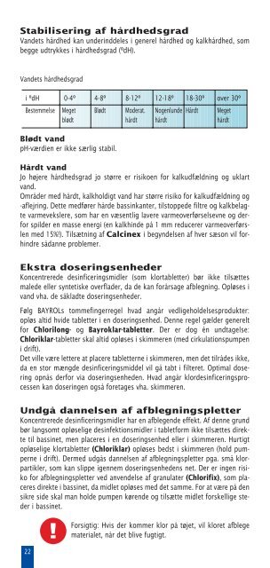 Plejebrochure - Pool Eksperten