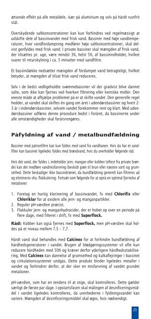 Plejebrochure - Pool Eksperten