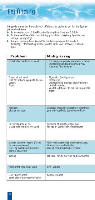 Plejebrochure - Pool Eksperten