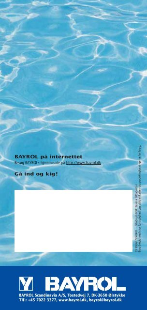 Plejebrochure - Pool Eksperten