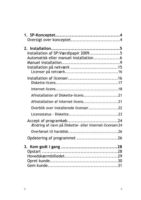 hjælp til sp:værdipapir - Magnus Informatik A/S