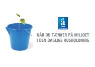 når du tænker på miljøet i den daglige husholdning - Coop