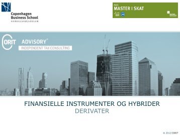 Finansielle instrumenter og hybrider I - Corit Advisory