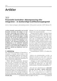 Finansielle kontrakter - Dekomponering eller ... - Corit Academic