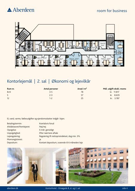 Kontorhotel | Omøgade 8, stuen og 2. | 1 - 17 personer - Aberdeen