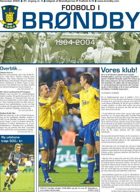 Vores klub! FODBOLD I 1964-2004 - Brondby.com