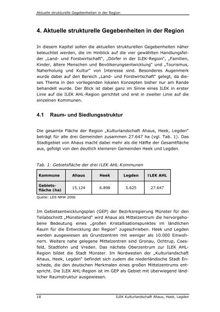 Konzept ILEK AHL - Endbericht - Stadt Ahaus