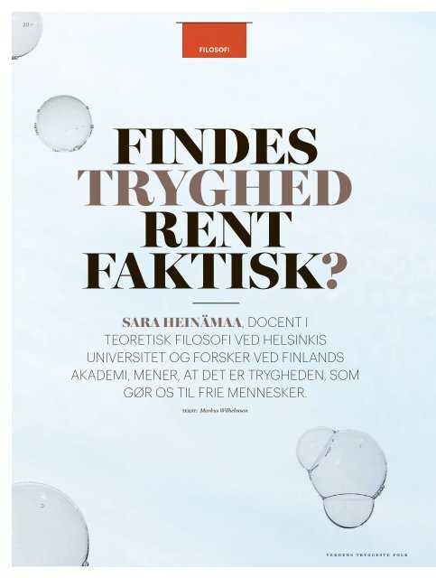 Download Ifs årsrapport "Verdens tryggeste folk" - If Skadeforsikring