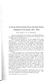 A Letter of Instructions from the East Indian Company ... - Sabrizain.org