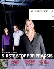 Socialrådgiveren nr. 18-2008 - Dansk Socialrådgiverforening