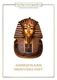 ARBEJDSARK SKRiVEKuNST - Tutankhamon