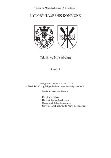 LTK publicering - Protokoller - Lyngby Taarbæk Kommune