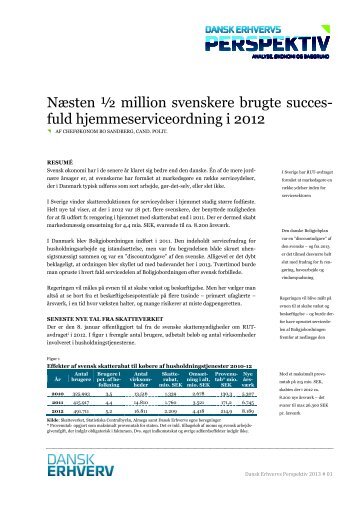 Læs hele analysen i Dansk Erhvervs Perspektiv nr 1/2013