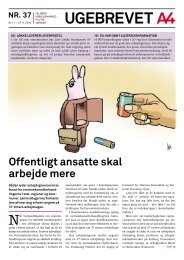 arbejdsmarked - Ugebrevet A4