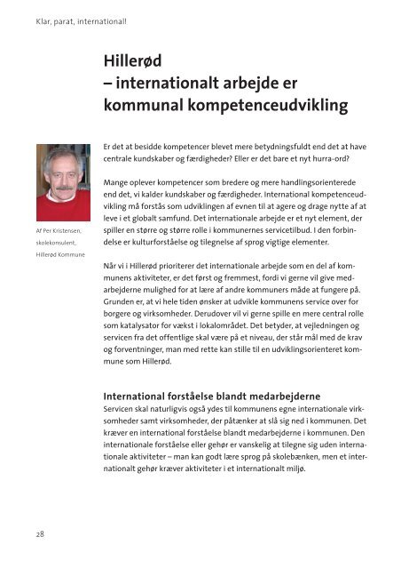 KL's Klar, parat, international! - Det Syddanske EU-Kontor