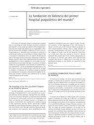 La fundación en Valencia del primer hospital psiquiátrico del mundo*