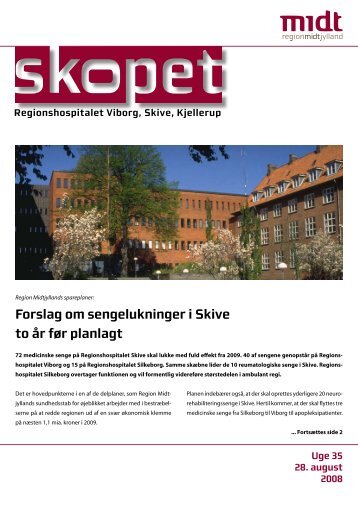 personaleblad for Regionshospitalet Viborg, Skive, Kjellerup