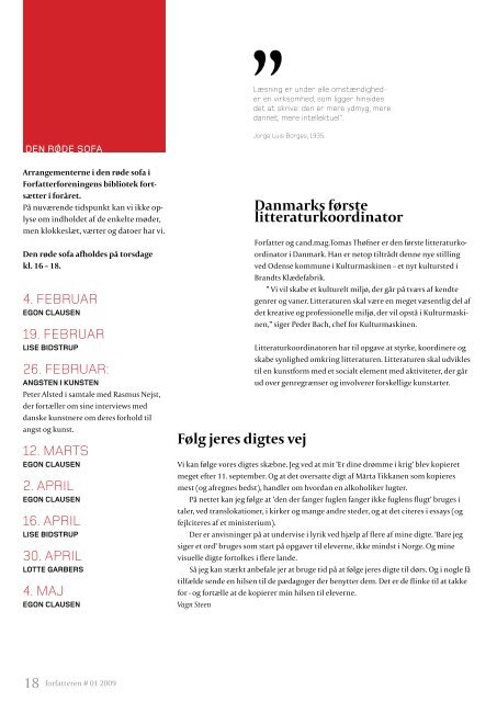 forfatteren # 01 - Dansk Forfatterforening