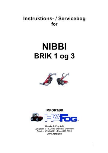 Nibbi Brik - Henrik A Fog A/S