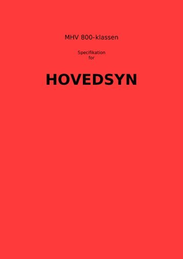 HOVEDSYN