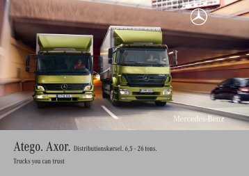 Atego. Axor. Distributionskørsel. 6,5 – 26 tons ... - P. Christensen