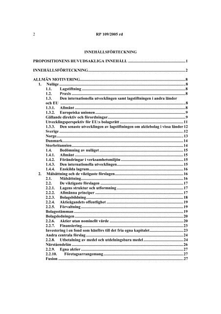 RP 109/2005 rd I denna proposition föreslås att en ny ak ... - Finlex