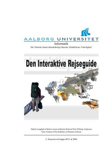 P2 - "Den interaktive rejseguide" - ECTS 22.0(PDF in ... - Rocha.dk