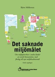 Det saknade miljömålet - Jordens Vänner