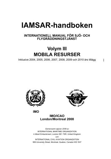 IAMSAR-handboken - Sjöfartsverket