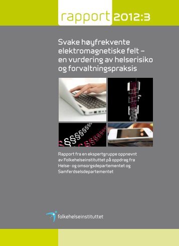 rapport 2012:3 - Nasjonalt folkehelseinstitutt