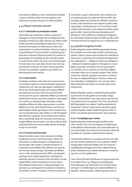 rapport 2012:3 - Nasjonalt folkehelseinstitutt