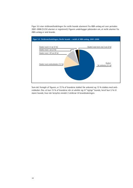 STATISTISKE BERETNING 2006 - Beredskabsstyrelsen